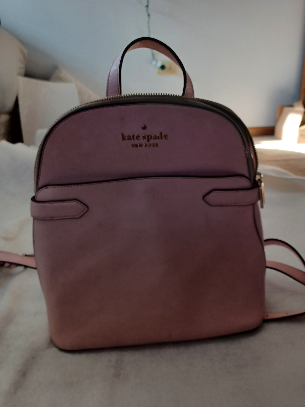kate spade Small Pink Leather Backpack